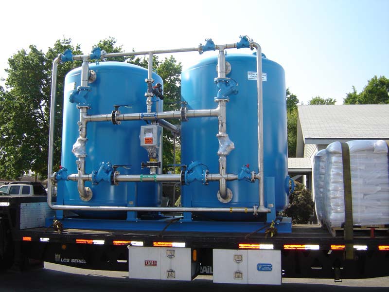 Automatic Duplex Industrial Water Softener ASD-7284-4/2/SS